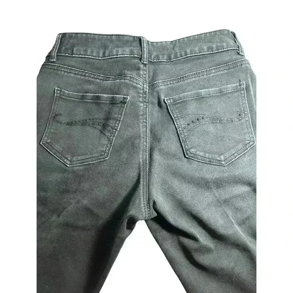 Lee Riders Black Mid Rise Boot Cut Jeans Sparkling Back Pockets 6M - Picture 5 of 8